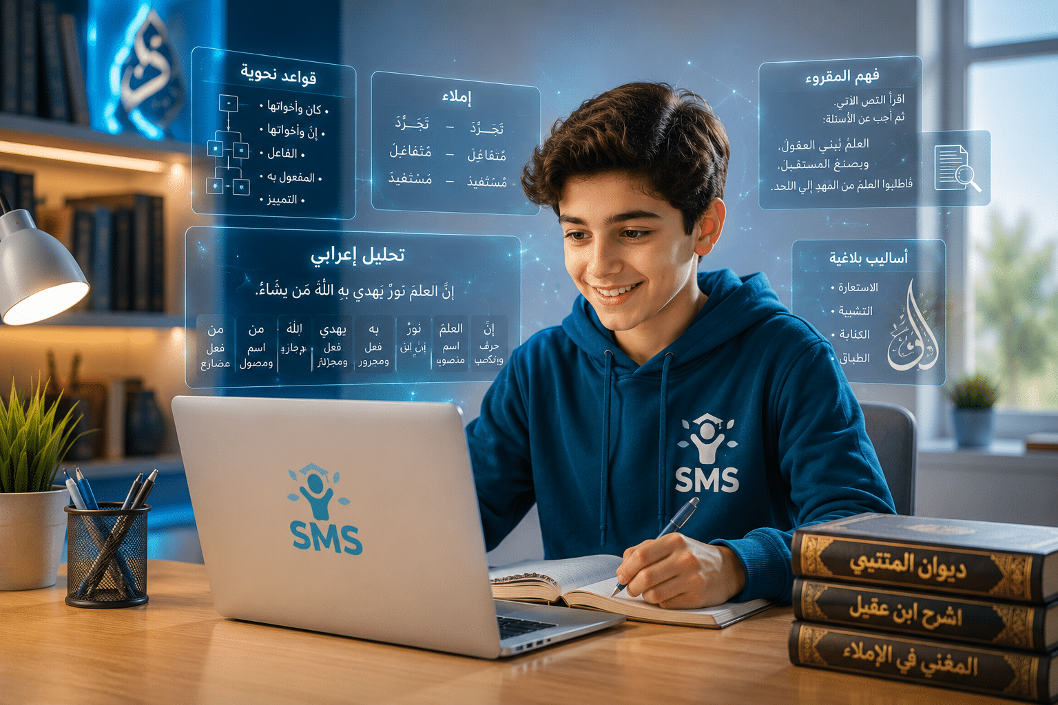 ChatGPT Image 9 يونيو 2026، 02_56_39 م برنامج اللغة العربية (تأسيس قراءة وقواعد إملائية) - الصورة 1